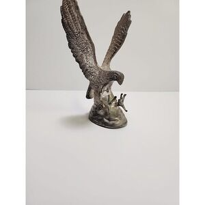 LQQK‎ Hampshire Genuine Silver Plated Eagle Silverplated Sculpture NICE!